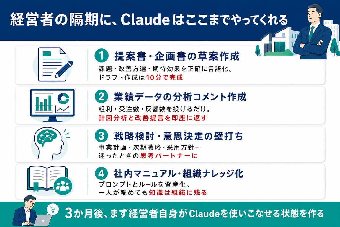経営者の右腕に、Claudeはここまでやってくれる